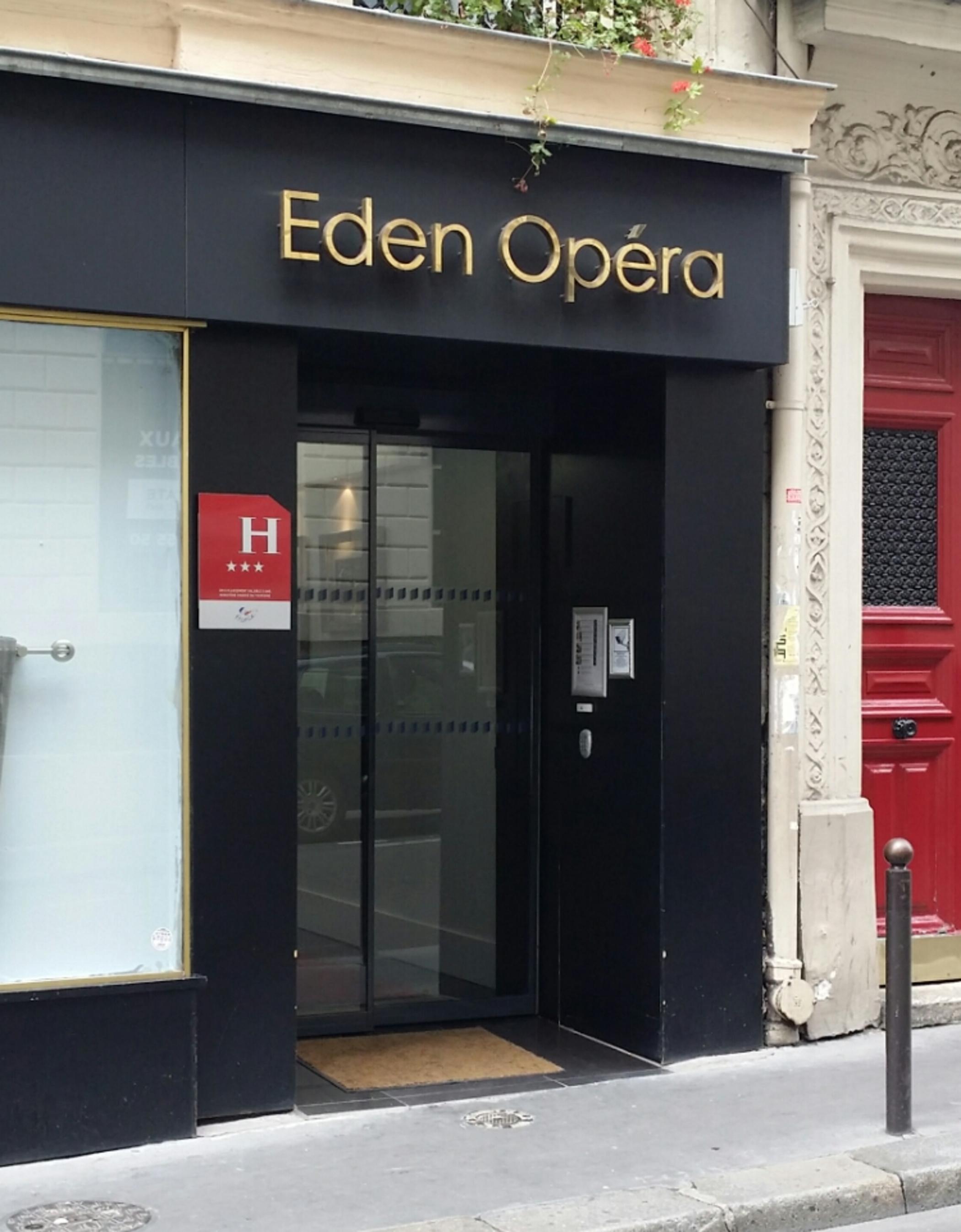 Hotel Eden Opera Париж Экстерьер фото
